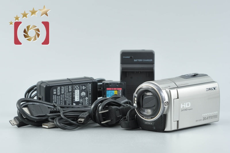 【中古】SONY ソニー HANDYCAM HDR-CX590V シャンパンシルバー デジタルビデオカメラ