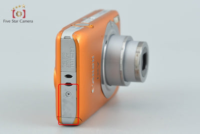 【中古】Canon キヤノン IXY 210F オレンジ コンパクトデジタルカメラ