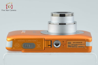 【中古】Canon キヤノン IXY 210F オレンジ コンパクトデジタルカメラ