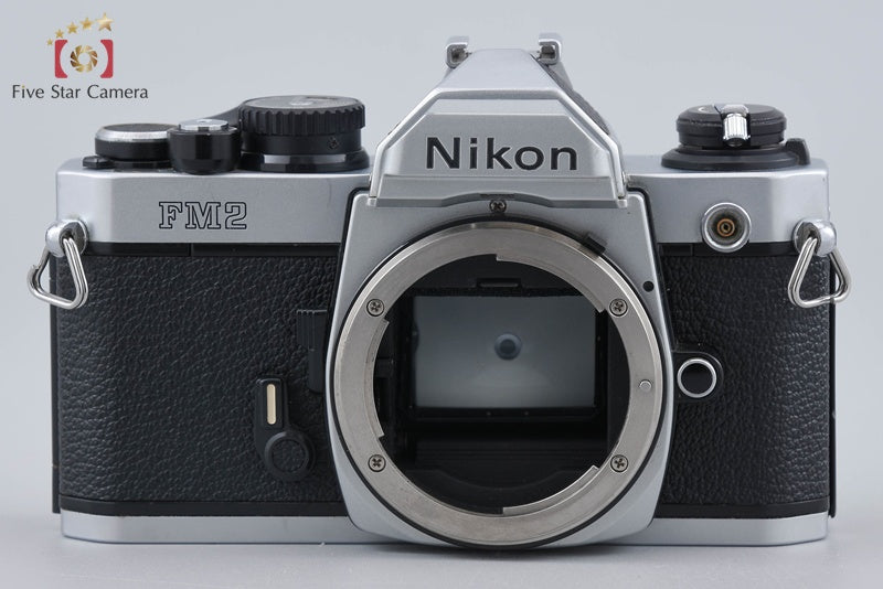 Nikon ニコン New FM2 シルバー ボディ フィルム一眼レフ 中古】Nikon ニコン ニュー FM2 後期 シルバー フィルム一眼レフカメラ