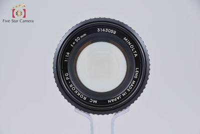 【中古】MINOLTA ミノルタ MC ROKKOR-PG 50mm f/1.4