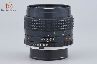 【中古】MINOLTA ミノルタ MC ROKKOR-PG 50mm f/1.4