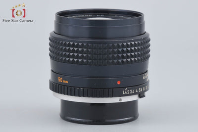 【中古】MINOLTA ミノルタ MC ROKKOR-PG 50mm f/1.4