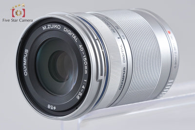 【中古】OLYMPUS オリンパス M.ZUIKO DIGITAL ED 40-150mm f/4-5.6 R シルバー