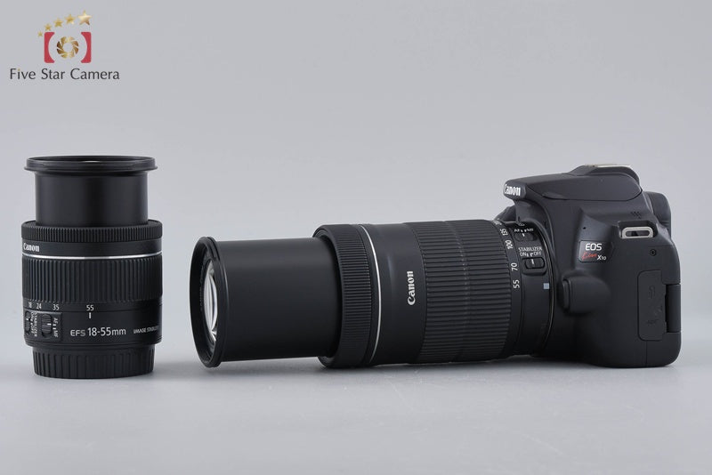 中古】Canon キヤノン EOS Kiss X10 ダブルズームキット シャッター