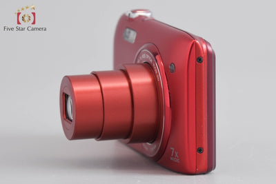 【中古】Nikon ニコン COOLPIX S3400 レッド コンパクトデジタルカメラ