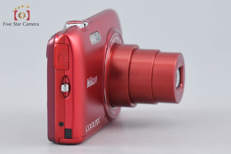 中古】Nikon ニコン COOLPIX S3400 レッド コンパクトデジタルカメラ