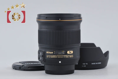 【中古】Nikon ニコン AF-S NIKKOR 24mm f/1.8 G ED