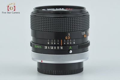 【中古】Canon キヤノン FD 24mm f/2.8 S.S.C.