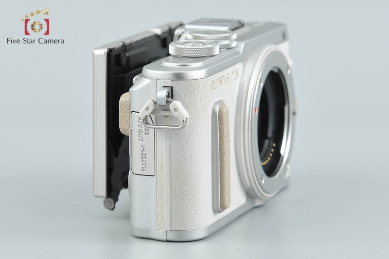 中古】OLYMPUS オリンパス PEN E-PL8 ホワイト ミラーレス一眼カメラ