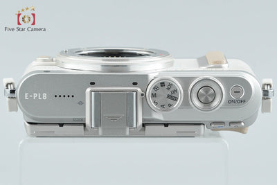 【中古】OLYMPUS オリンパス PEN E-PL8 ホワイト ミラーレス一眼カメラ