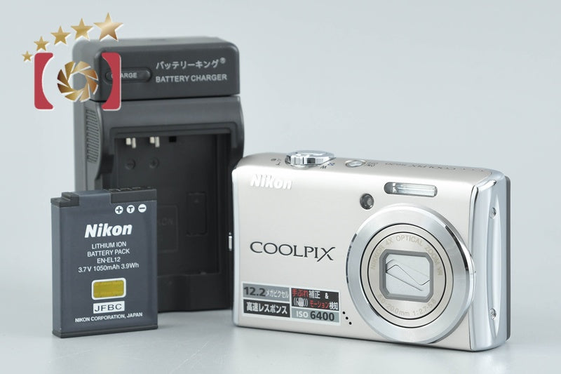 【中古】Nikon ニコン COOLPIX S620 シルバー コンパクトデジタルカメラ