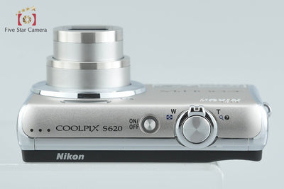 【中古】Nikon ニコン COOLPIX S620 シルバー コンパクトデジタルカメラ