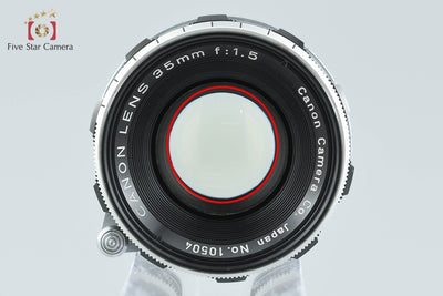 【中古】Canon キヤノン 35mm f/1.5 L39 ライカスクリューマウント