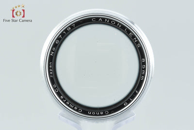 【中古】Canon キヤノン 85mm f/1.9 L39 ライカスクリューマウント 85mm ビューファインダー付属