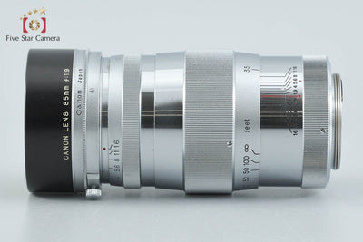 【中古】Canon キヤノン 85mm f/1.9 L39 ライカスクリューマウント 85mm ビューファインダー付属