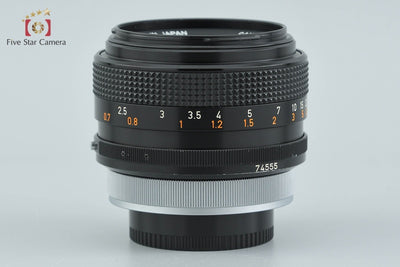【中古】Canon キヤノン FD 55mm f/1.2 S.S.C.