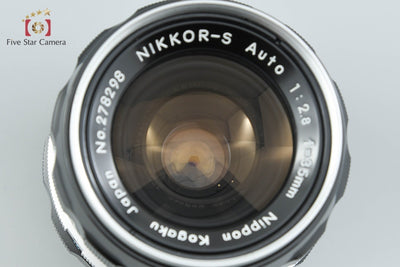 【中古】Nikon ニコン NIKKOR-S Auto 35mm f/2.8