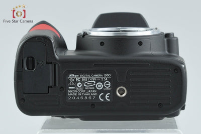 【中古】Nikon ニコン D60 デジタル一眼レフカメラ シャッター回数僅少
