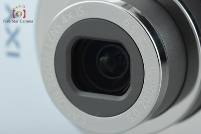 【中古】Canon キヤノン IXY 200F シルバー コンパクトデジタルカメラ 元箱付き