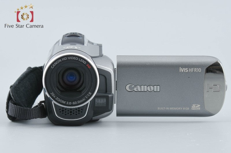 中古】Canon キヤノン iVIS HF R10 シルバー ビデオカメラ – Five Star