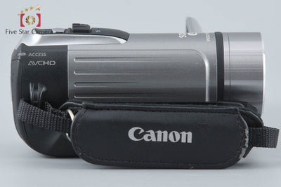 【中古】Canon キヤノン iVIS HF R10 シルバー ビデオカメラ