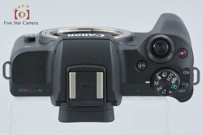 【中古】Canon キヤノン EOS Kiss M ブラック ミラーレス一眼カメラ シャッター回数僅少
