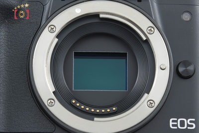 【中古】Canon キヤノン EOS Kiss M ブラック ミラーレス一眼カメラ シャッター回数僅少