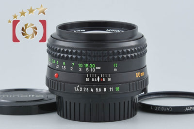 【中古】MINOLTA ミノルタ MD ROKKOR 50mm f/1.4