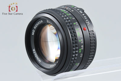 【中古】MINOLTA ミノルタ MD ROKKOR 50mm f/1.4