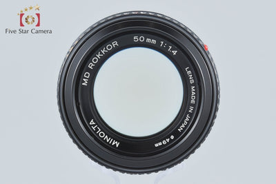 【中古】MINOLTA ミノルタ MD ROKKOR 50mm f/1.4
