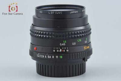 【中古】MINOLTA ミノルタ MD ROKKOR 50mm f/1.4