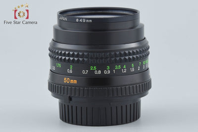 【中古】MINOLTA ミノルタ MD ROKKOR 50mm f/1.4