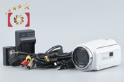 【中古】SONY ソニー HDR-PJ670 ホワイト デジタルビデオカメラ 多言語対応
