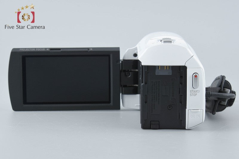 中古】SONY ソニー HDR-PJ670 ホワイト デジタルビデオカメラ 多言語