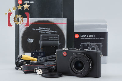 【中古】Leica ライカ D-LUX 4 ブラック コンパクトデジタルカメラ 元箱付き