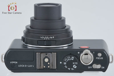 【中古】Leica ライカ D-LUX 4 ブラック コンパクトデジタルカメラ 元箱付き