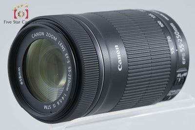 【中古】Canon キヤノン EF-S 55-250mm f/4-5.6 IS STM 元箱付き