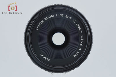 【中古】Canon キヤノン EF-S 55-250mm f/4-5.6 IS STM 元箱付き