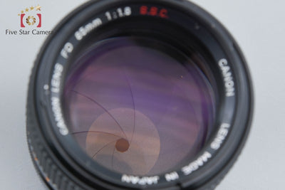 【中古】Canon キヤノン FD 85mm f/1.8 S.S.C.