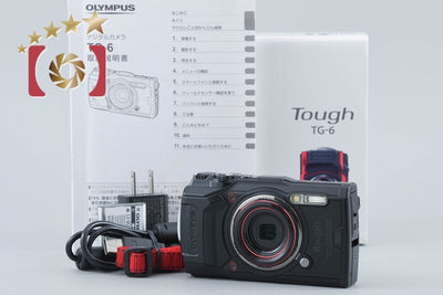 【中古】OLYMPUS オリンパス TOUGH TG-6 ブラック コンパクトデジタルカメラ シャッター回数僅少 元箱付き