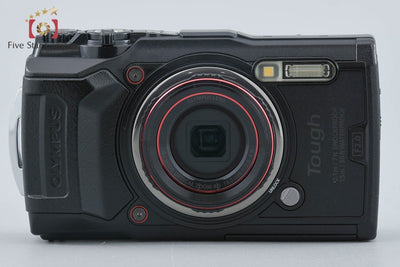 【中古】OLYMPUS オリンパス TOUGH TG-6 ブラック コンパクトデジタルカメラ シャッター回数僅少 元箱付き