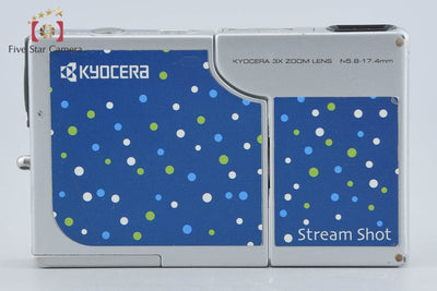 【中古】KYOCERA 京セラ SL300R ライトブルー コンパクトデジタルカメラ
