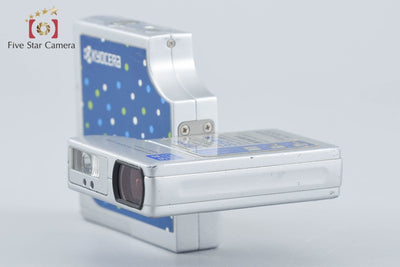 【中古】KYOCERA 京セラ SL300R ライトブルー コンパクトデジタルカメラ