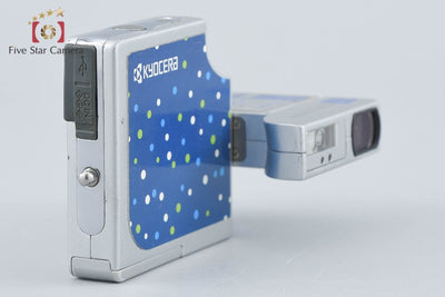 【中古】KYOCERA 京セラ SL300R ライトブルー コンパクトデジタルカメラ
