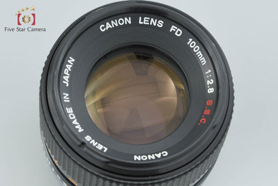 【中古】Canon キヤノン FD 100mm f/2.8 S.S.C.