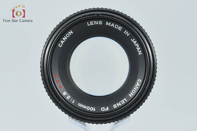 【中古】Canon キヤノン FD 100mm f/2.8 S.S.C.