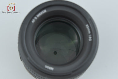 【中古】Nikon ニコン AF-S NIKKOR 85mm f/1.8 G