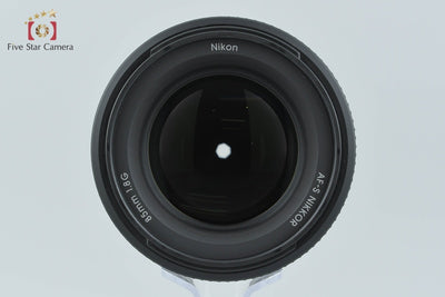 【中古】Nikon ニコン AF-S NIKKOR 85mm f/1.8 G