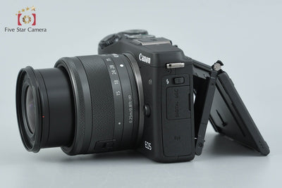 【中古】Canon キヤノン EOS M3 ブラック EF-M 15-45mm f/3.5-6.3 IS STM レンズキット 元箱付き